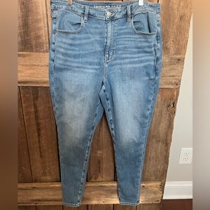 American Eagle Size 18 super high rise jegging jeans